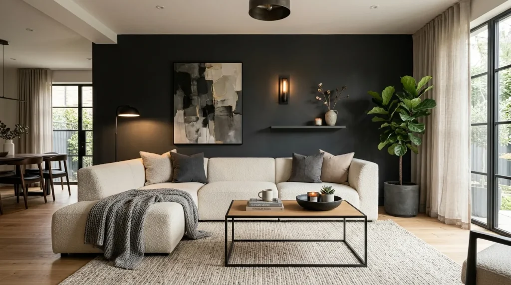 Charcoal Accent Wall