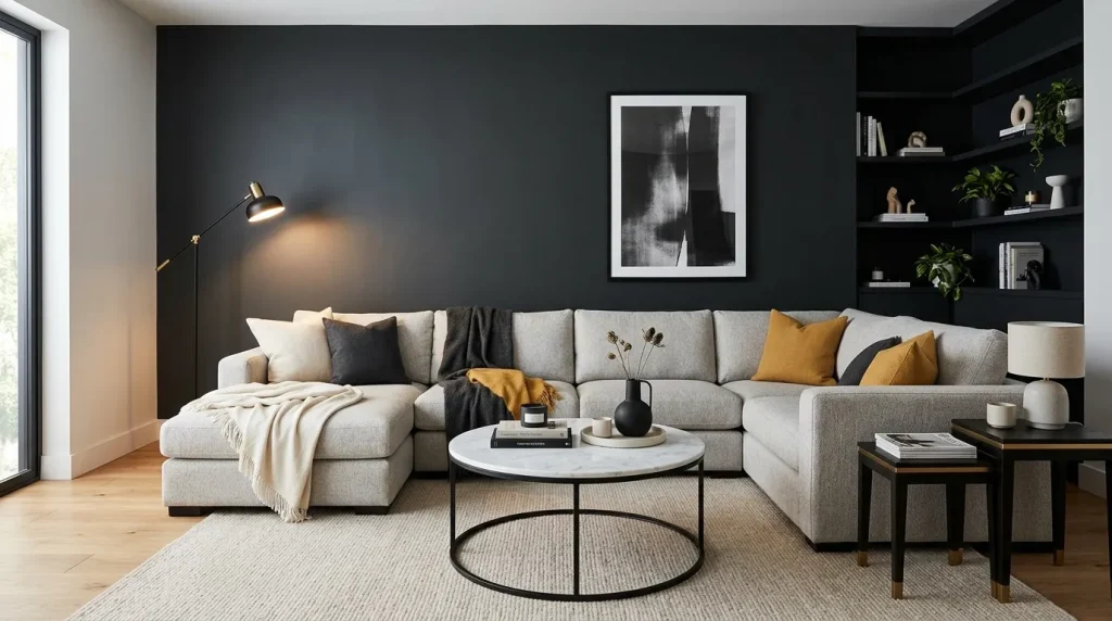 Charcoal Accent Wall