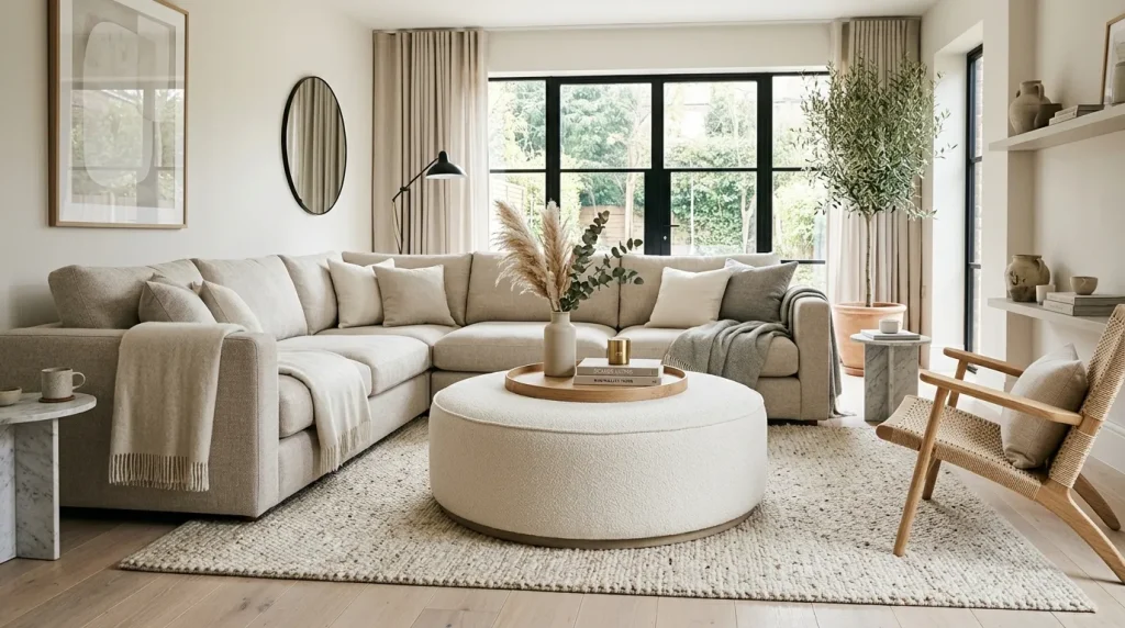 Circular Ottoman