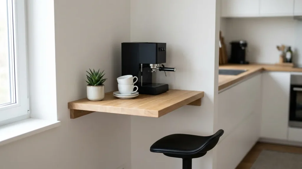Corner Floating Desk