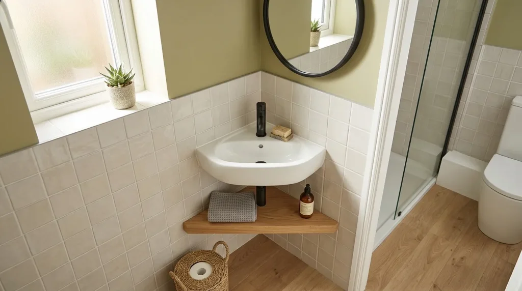 Corner Sink Setup