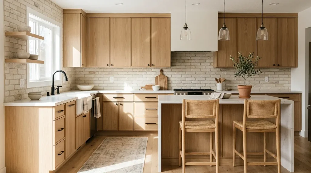 Cream Brick Style