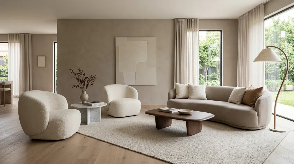 Curved Accent Seating