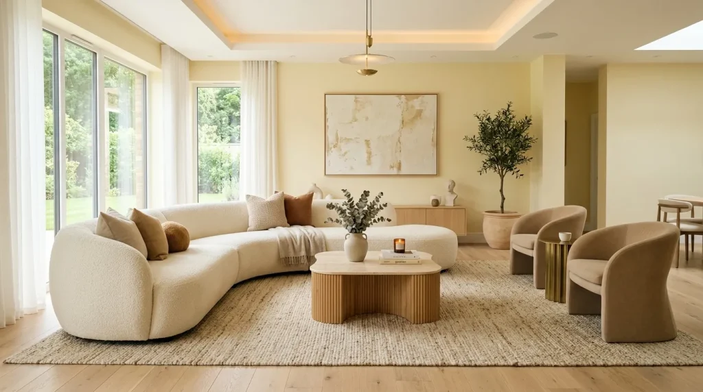 Curved Statement Sofa