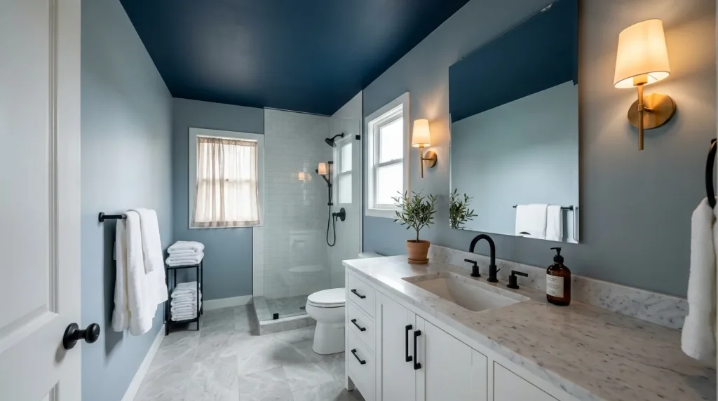 Dark Blue Ceiling