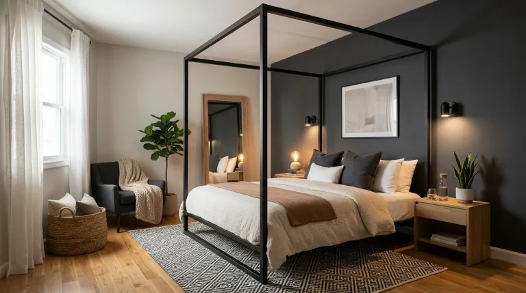 Dark boho bedroom ideas