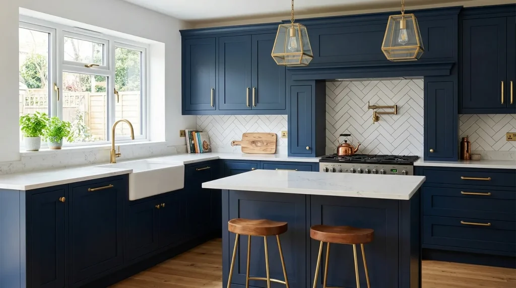 Deep Navy Elegance