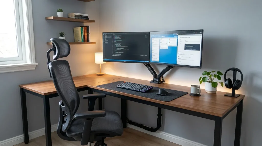 Dual Screen Corner