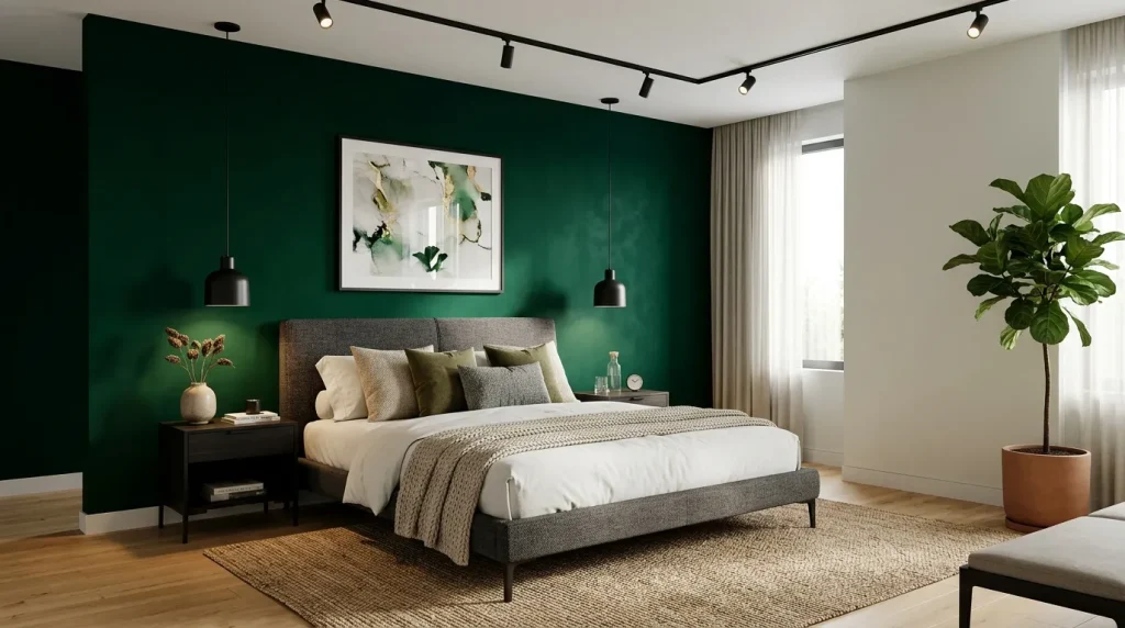 Emerald Accent Wall