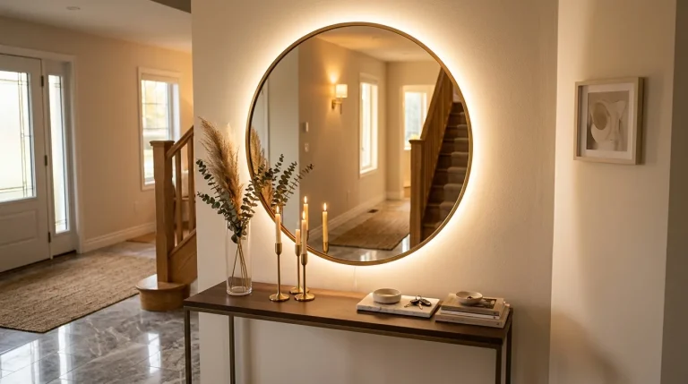 Entry table decor ideas