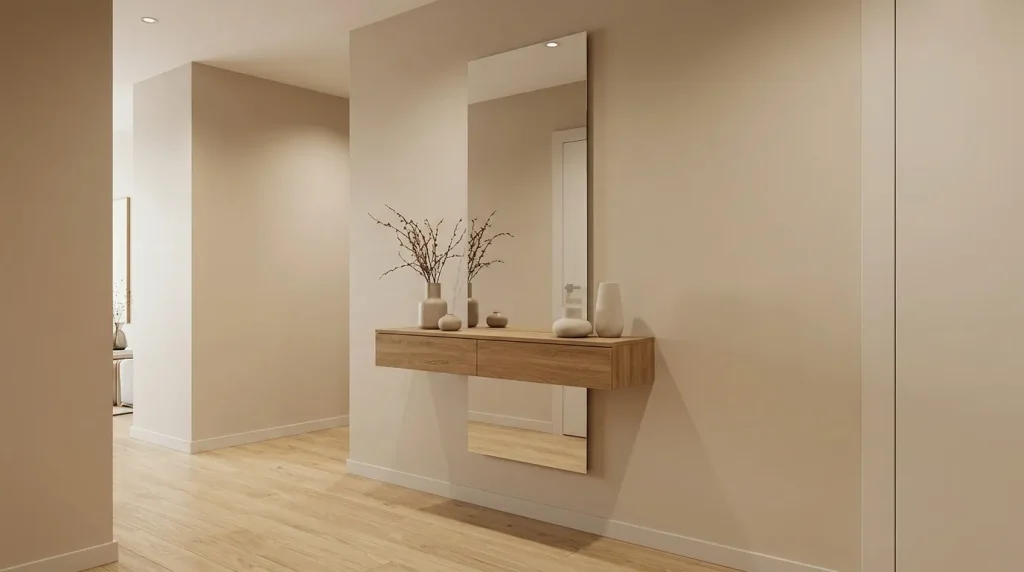 Floating Console Mirror