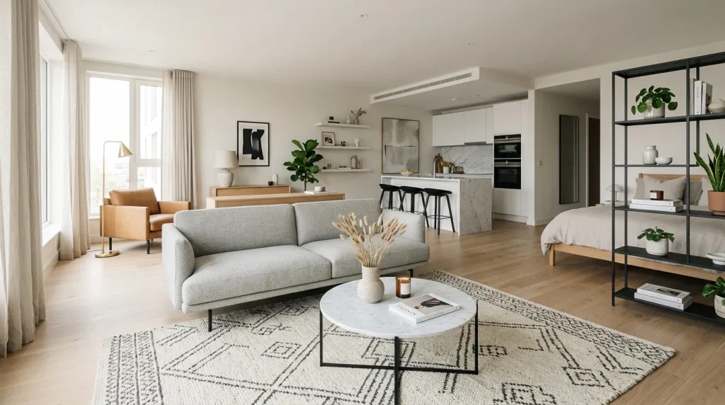 Floating Furniture Layout