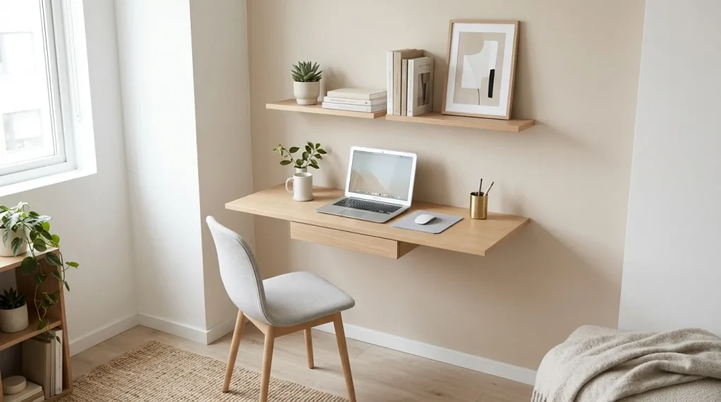 Floating Shelf Desk