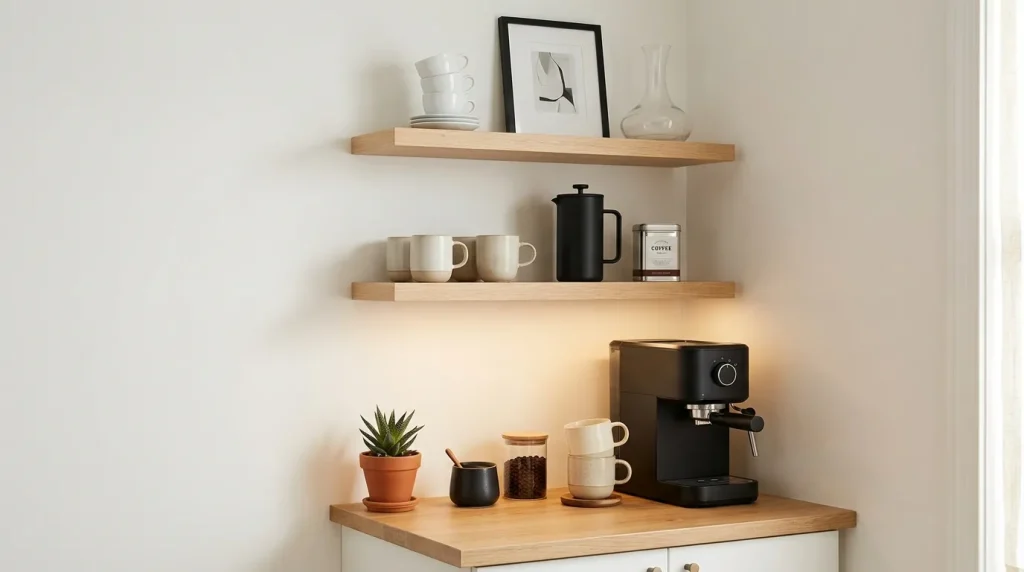Floating Shelf Setup