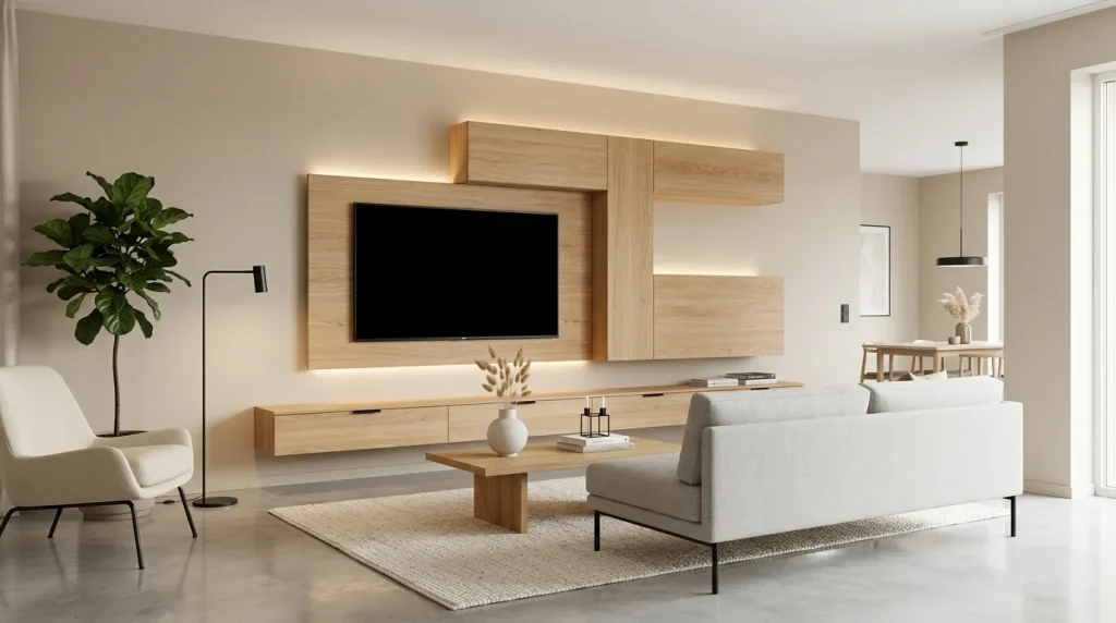 Floating Wood Panels