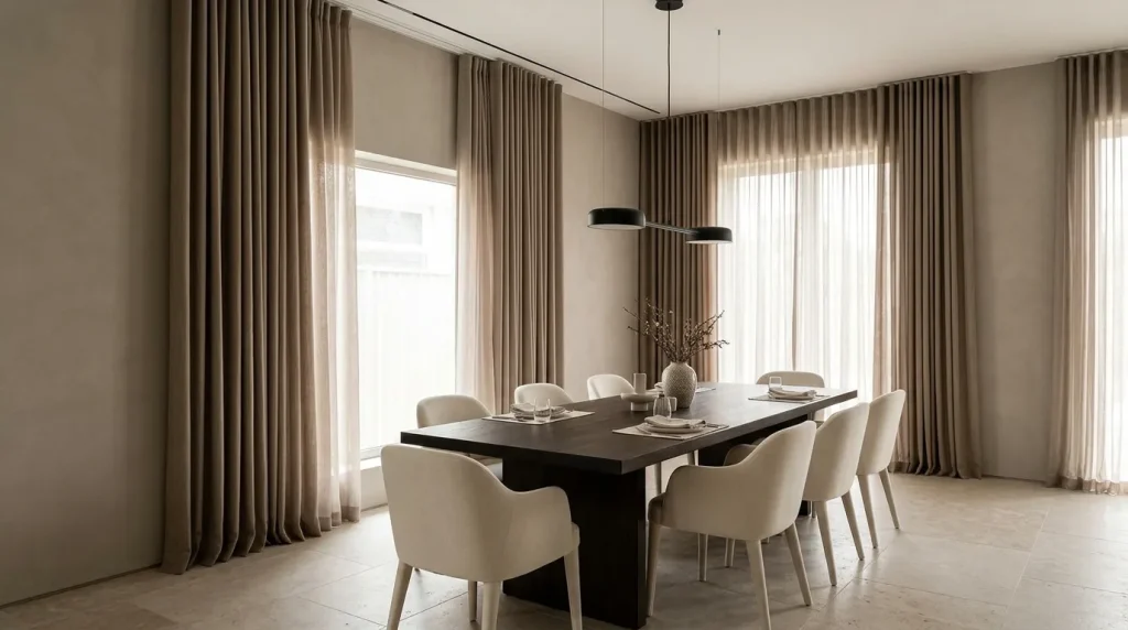 Floor-To-Ceiling Drapes