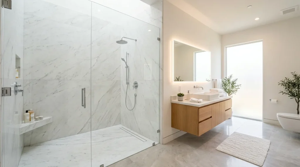 Floor-To-Ceiling Marble