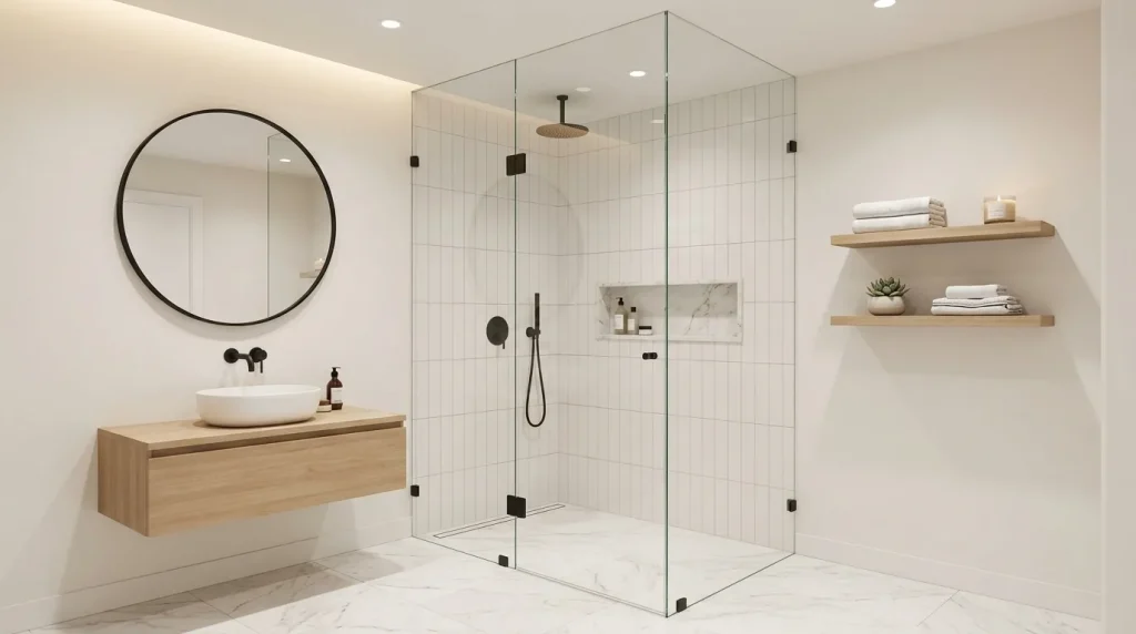Frameless Glass Shower