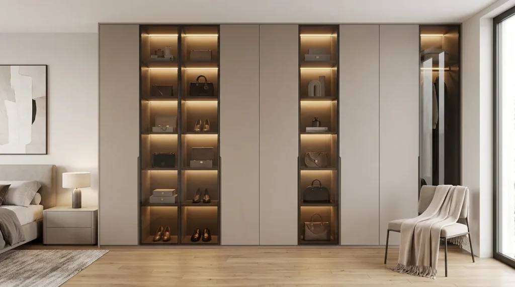 Glass Display Sections