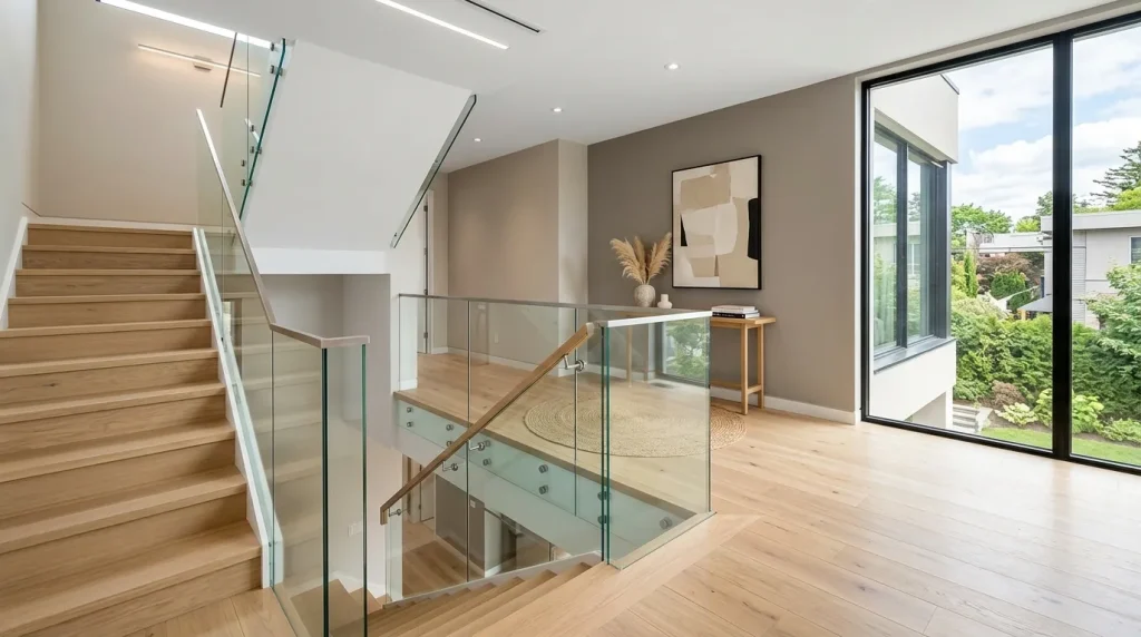 Glass Railing Landing