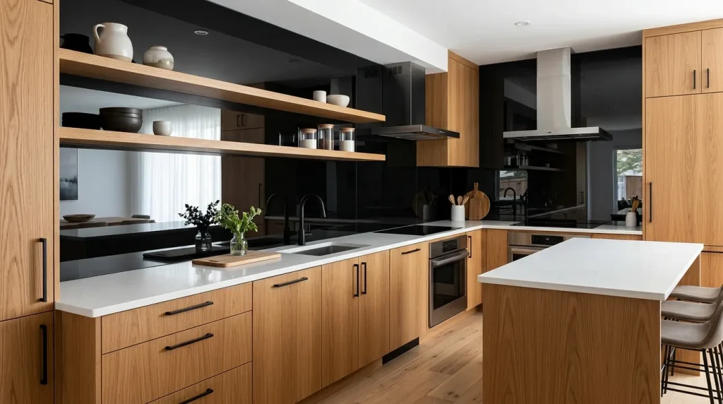 Glossy Black Glass