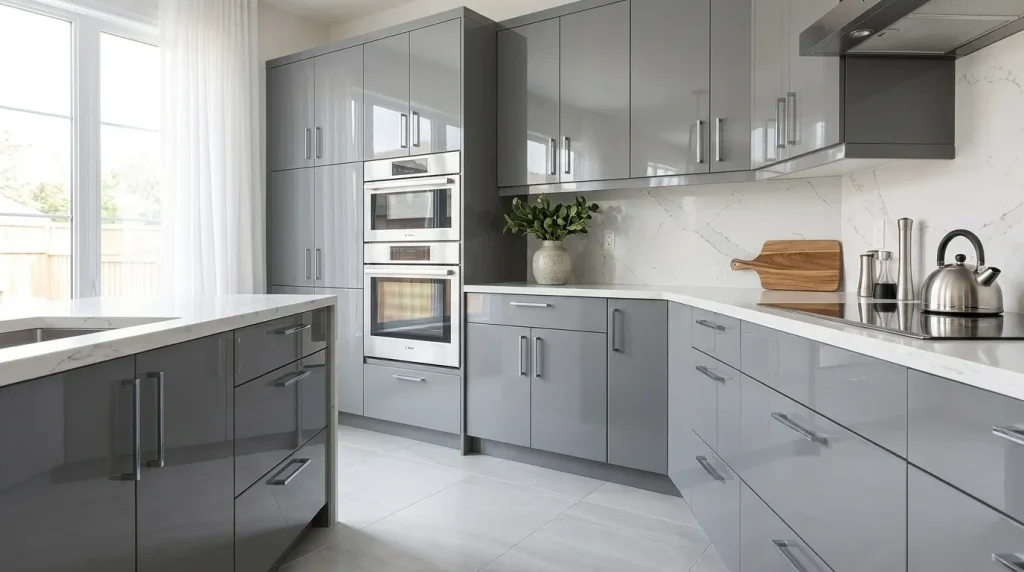 Glossy Gray Finish
