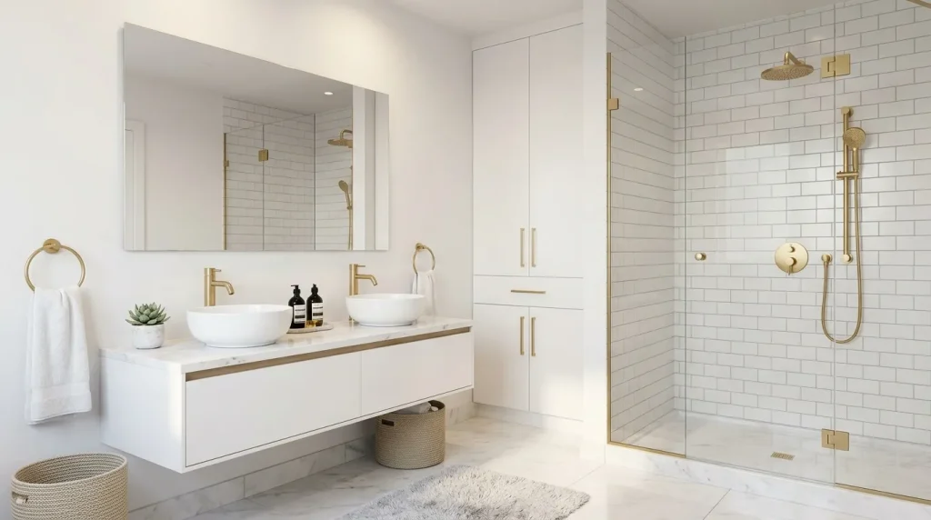 Gold Accent Hardware