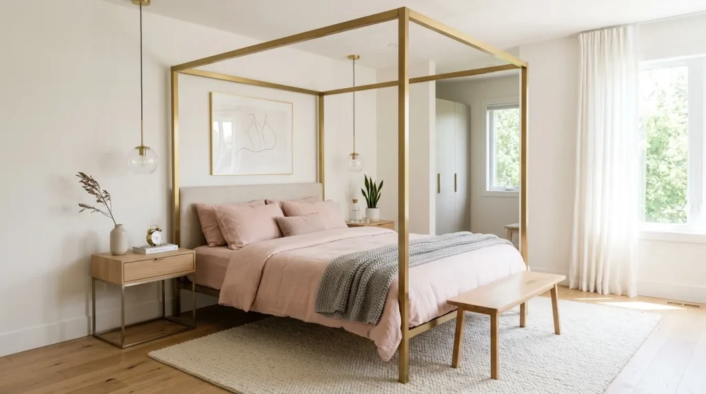 Gold Frame Canopy