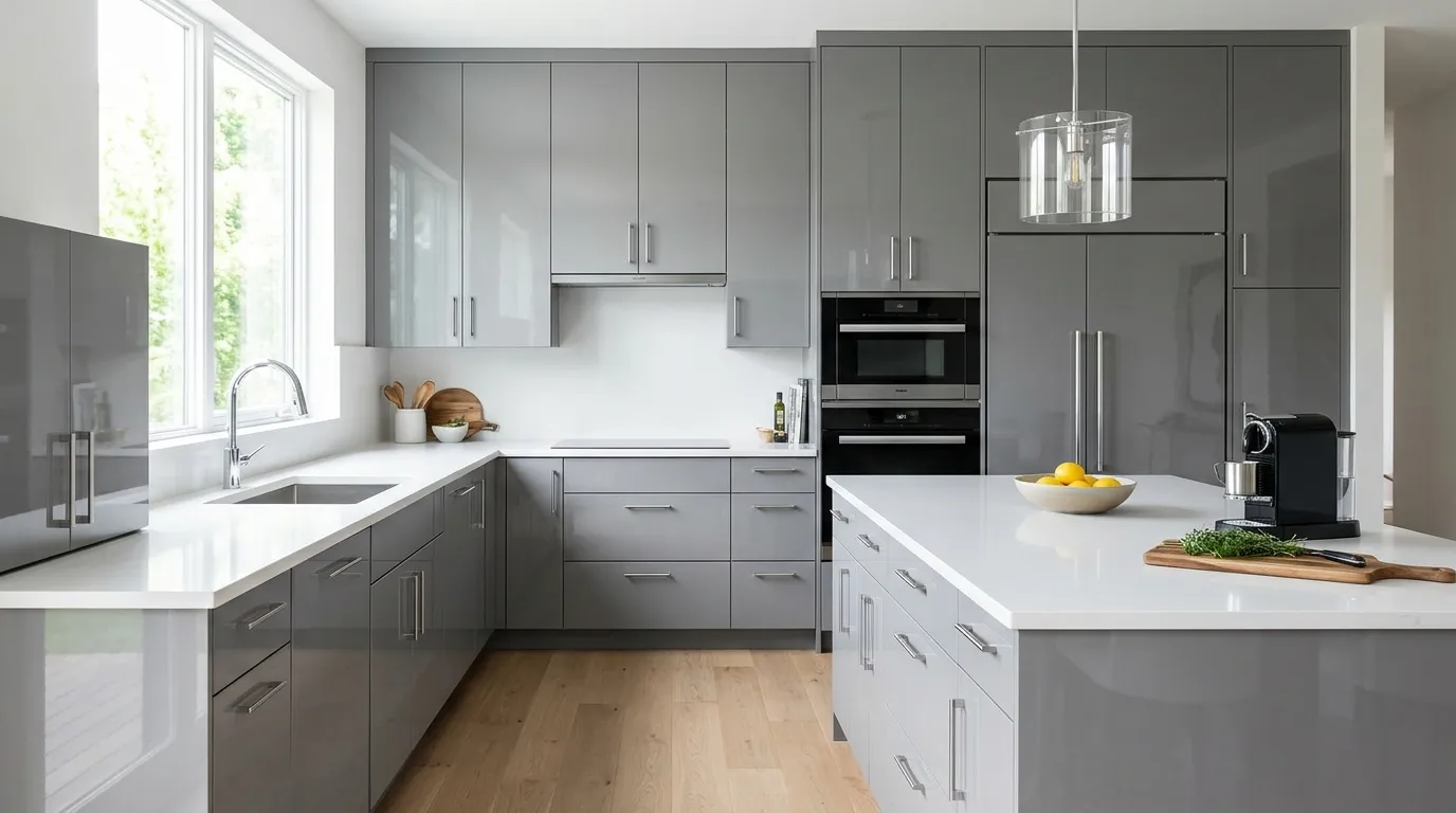 Gray kitchen