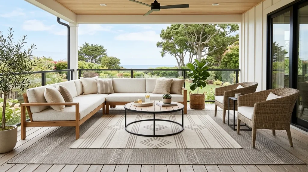 Layered Outdoor Rugs