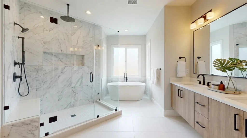 Marble Spa Shower
