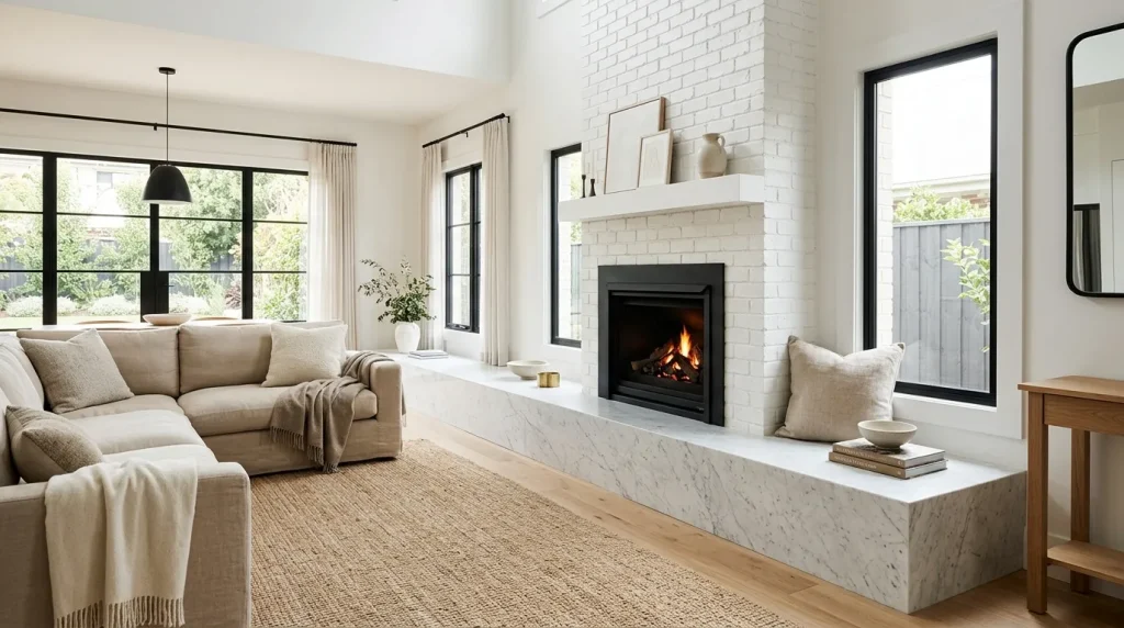 Marble Hearth Extension