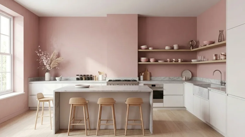 Matte Pink Walls