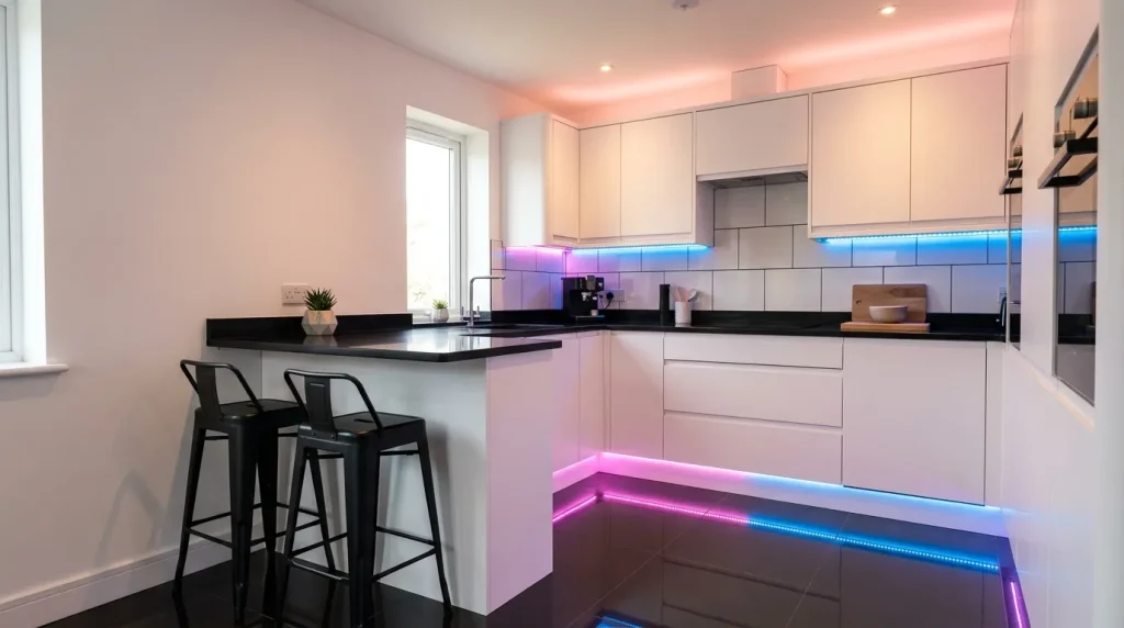 Neon Accent Corners