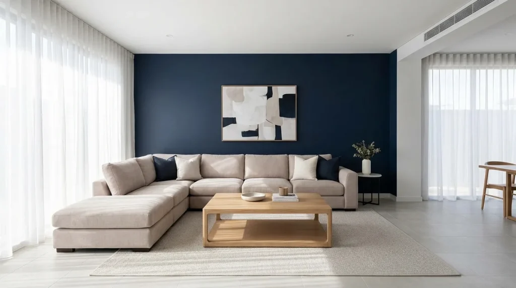 Ocean Navy Walls