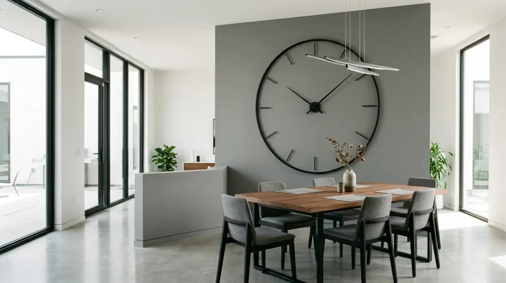 Oversized Clock Feature
