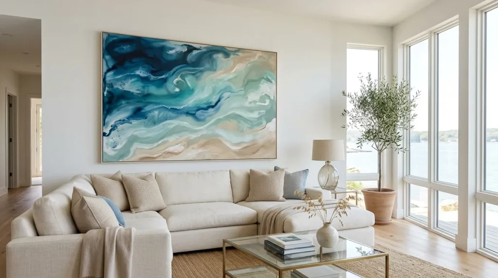 Oversized Coastal Artwork