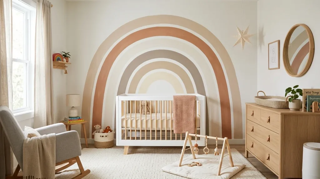 Oversized Rainbow Design