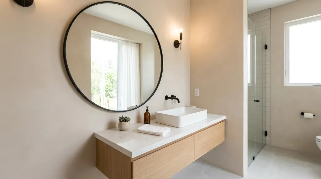 Oversized Round Mirror