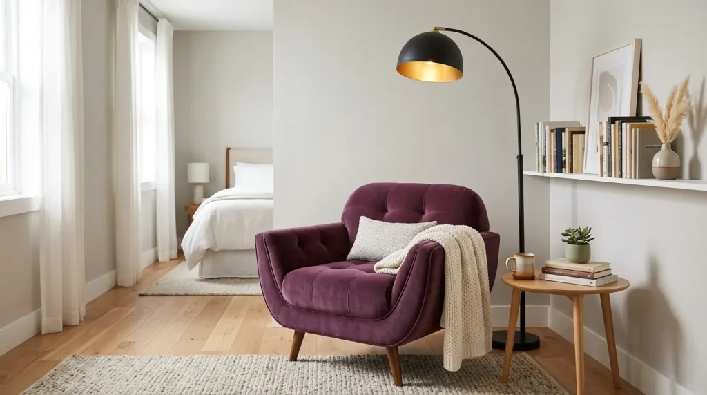 Plum Reading Corner
