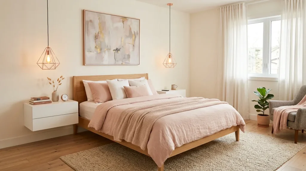 Rose Gold Lighting
