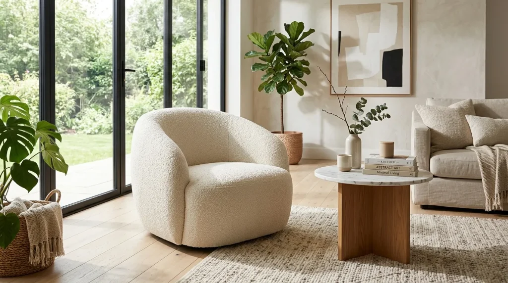 Rounded Accent Chair
