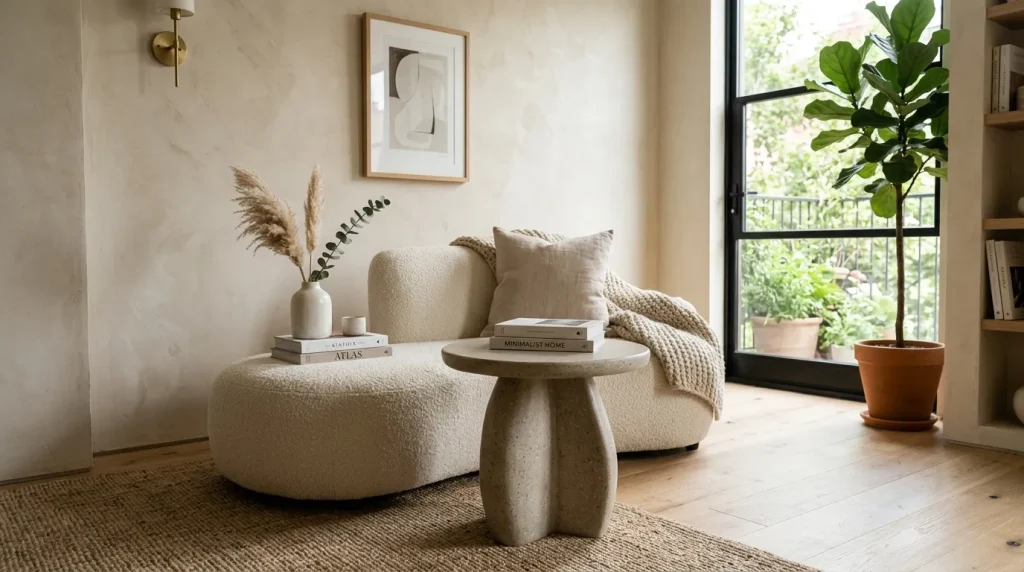Sculptural Side Table