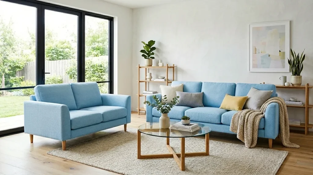 Sky Blue Sofas