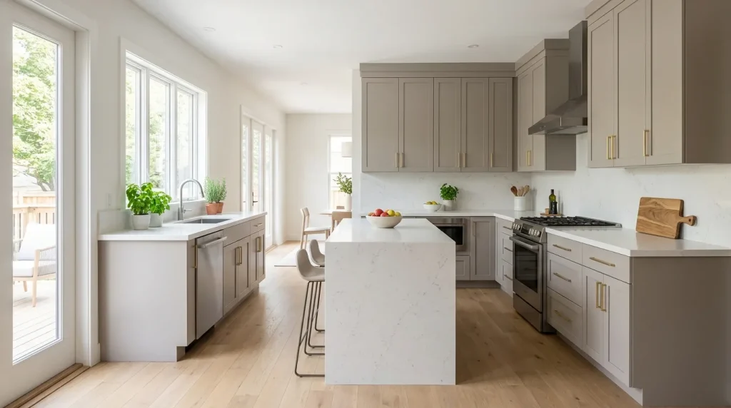 Soft Gray Cabinets
