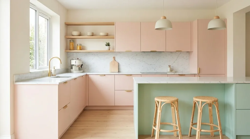 Soft Pastel Cabinets