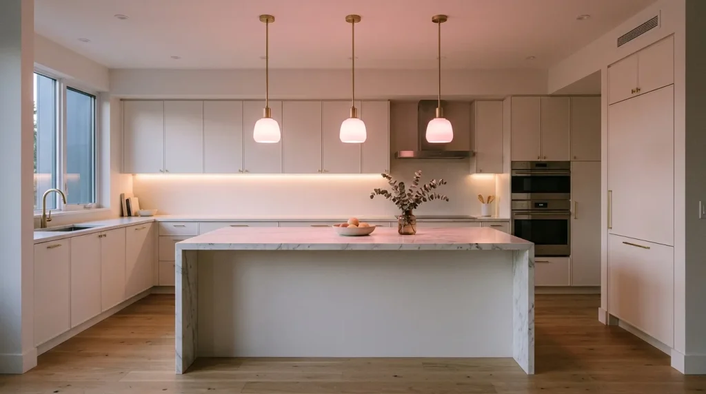 Soft Pink Lighting