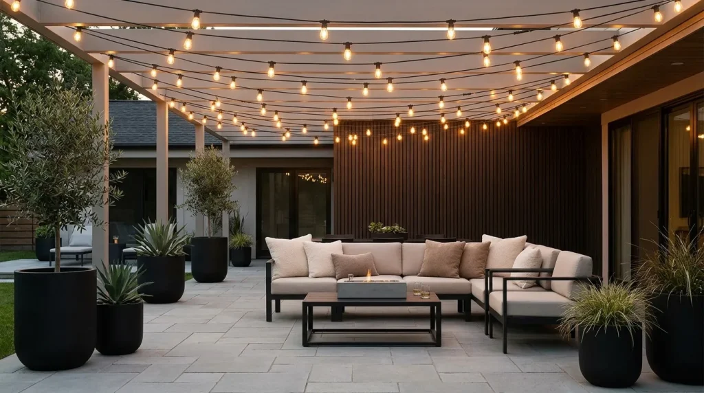 String Light Canopy