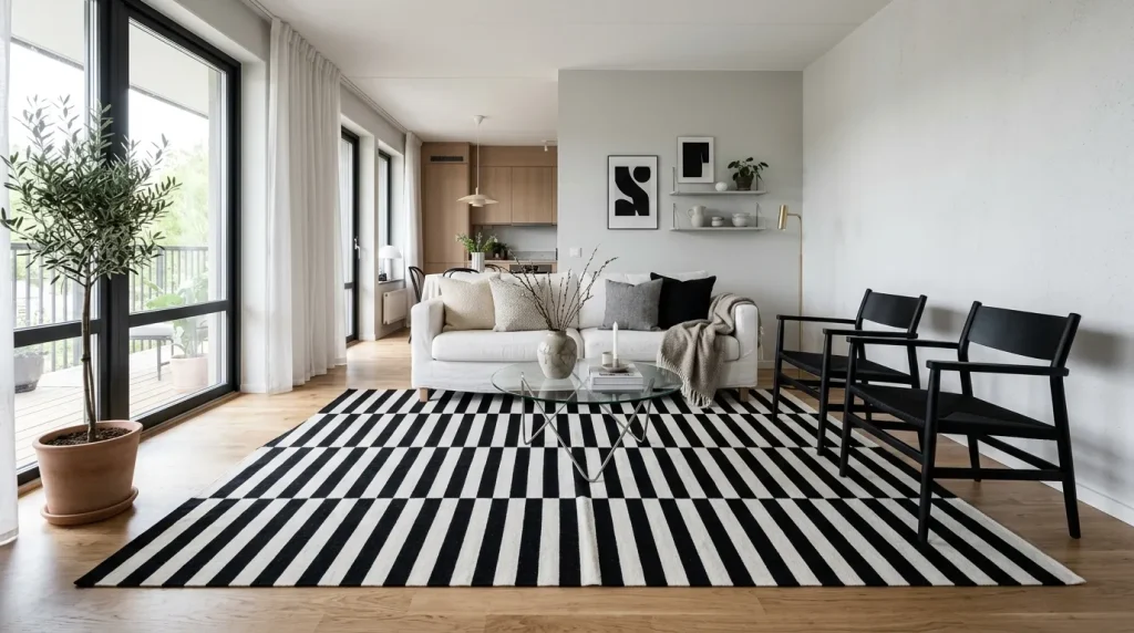 Striped Floor Rug