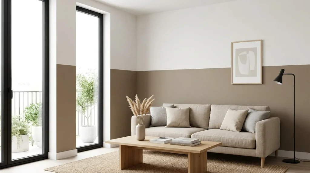 Two-Tone Contrast Wall